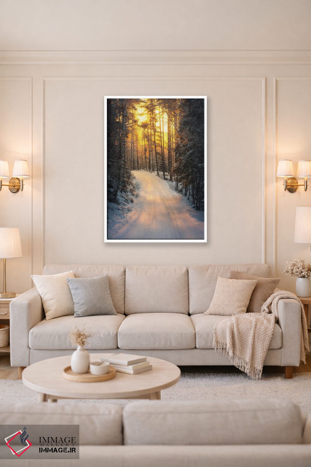 تابلو دکوراتیو درخشش از میان اثر لاری لوهی - D3W