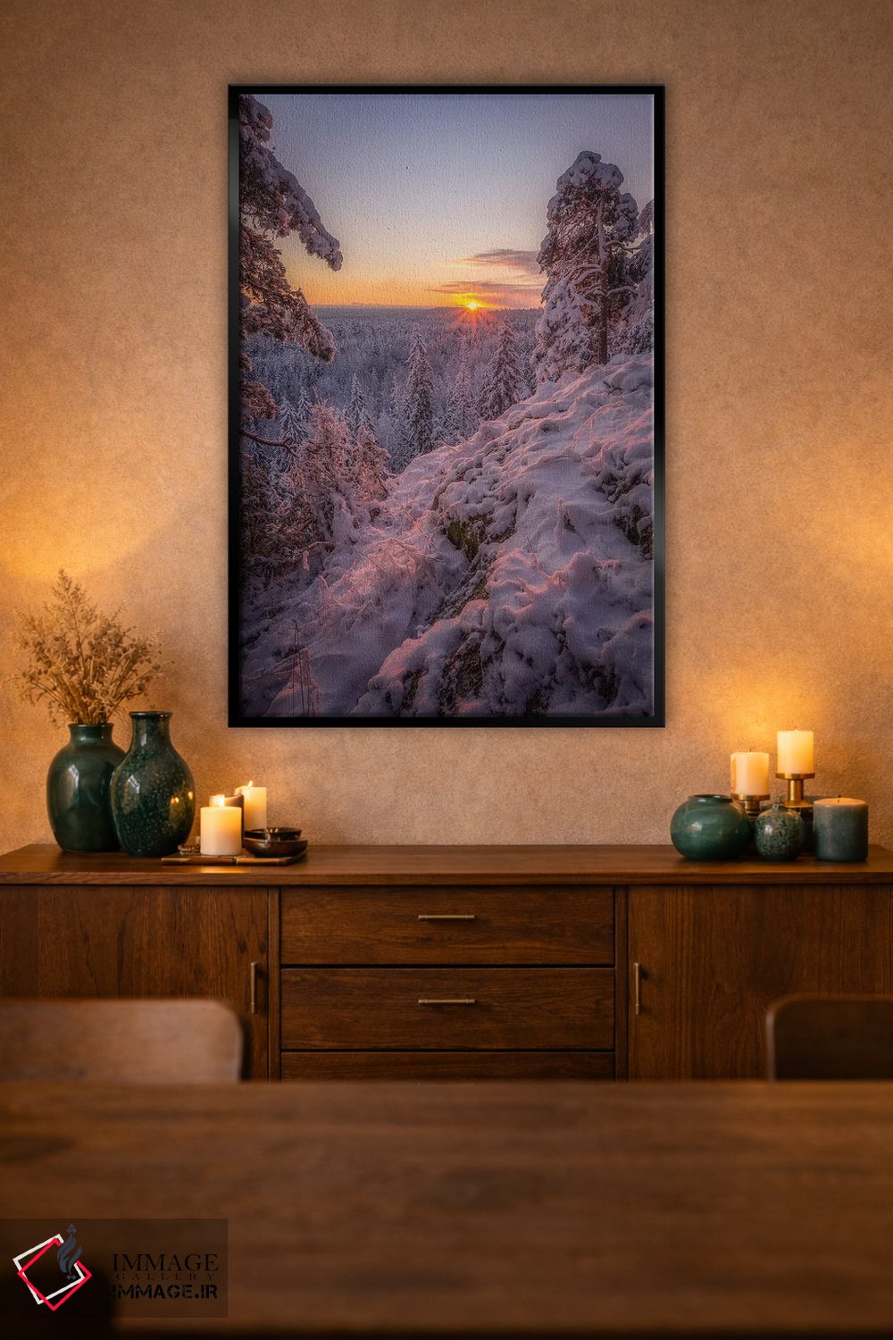 تابلو دکوراتیو صبح به خیر فنلاند اثر لاری لوهی - D2B