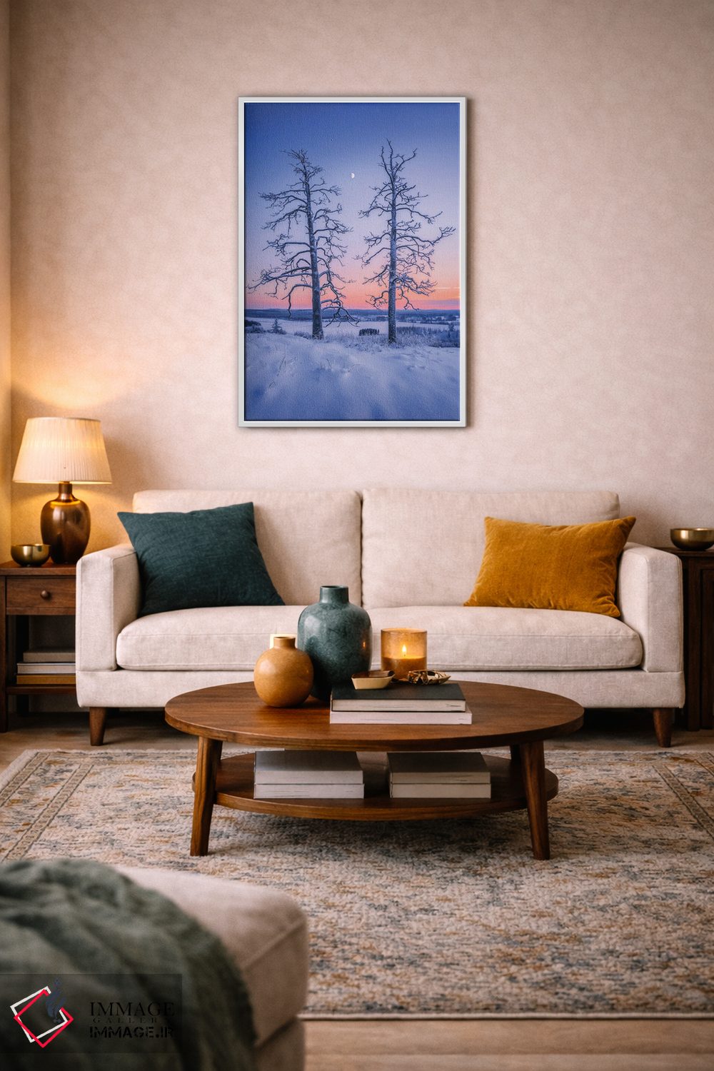 تابلو دکوراتیو دو نگهبان اثر لاری لوهی - D4W