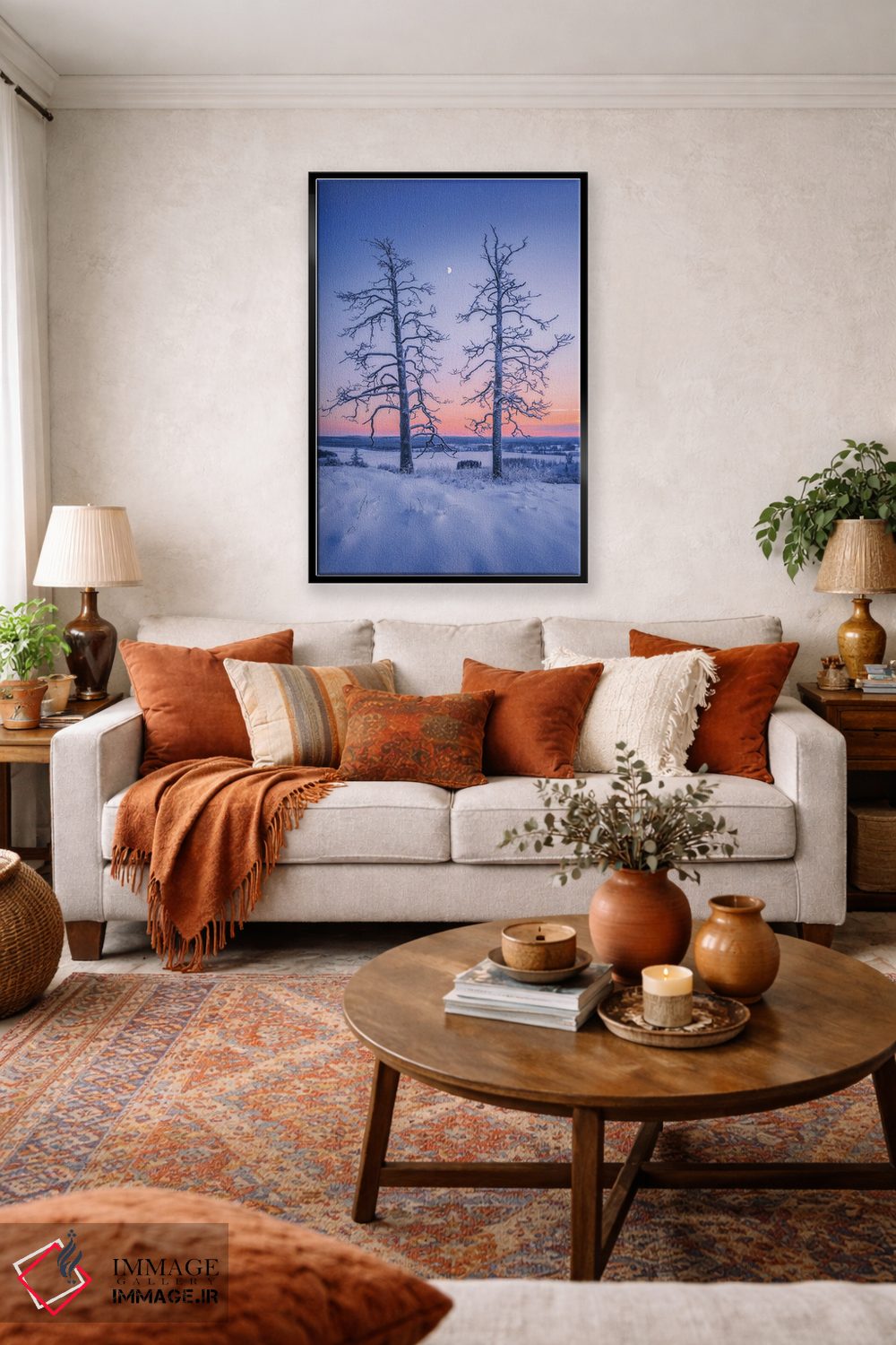 تابلو دکوراتیو دو نگهبان اثر لاری لوهی - D5B