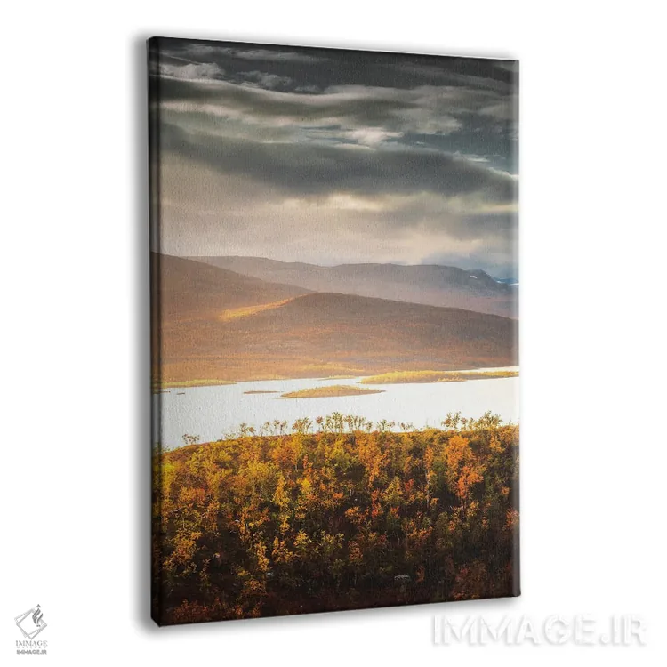 تابلو دکوراتیو جادوی لاپلند اثر لاری لوهی - نمای پرسپکتیو محصول