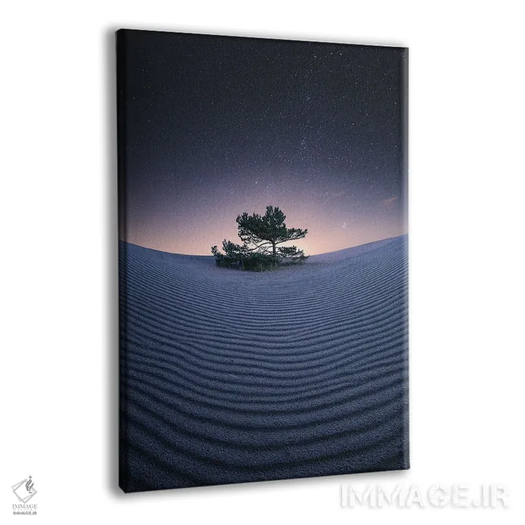 تابلو دکوراتیو زیر ستارگان اثر لاری لوهی - نمای پرسپکتیو محصول