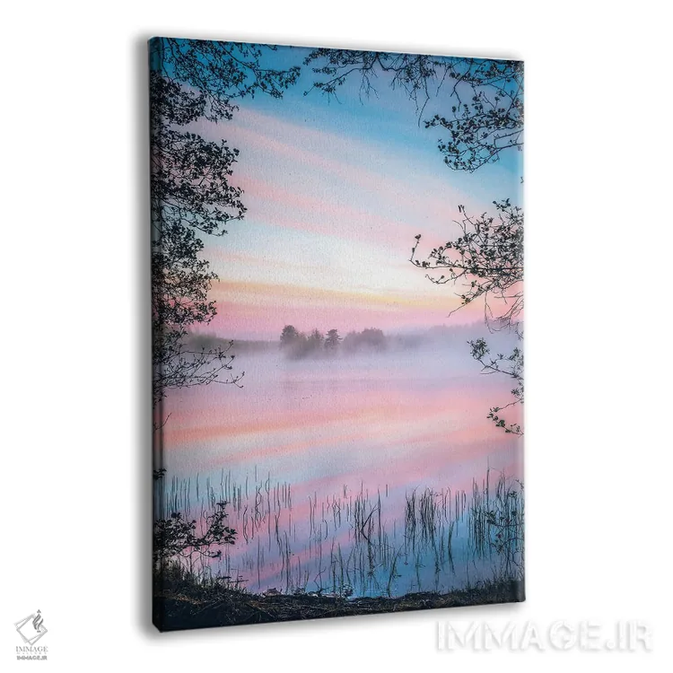 تابلو دکوراتیو آرامش صبحگاهی اثر لاری لوهی - نمای پرسپکتیو محصول