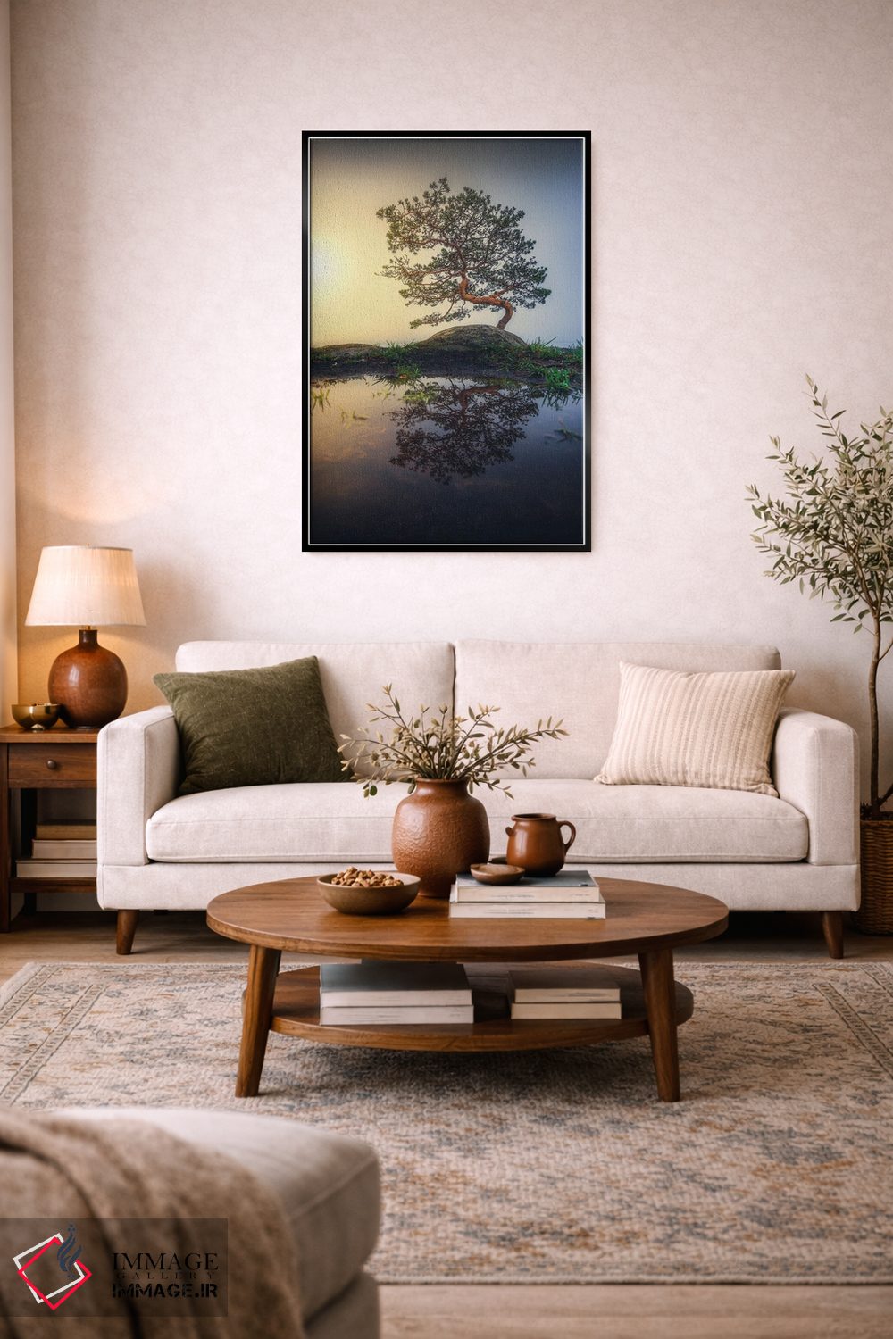 تابلو دکوراتیو بونسای اثر لاری لوهی - D3B