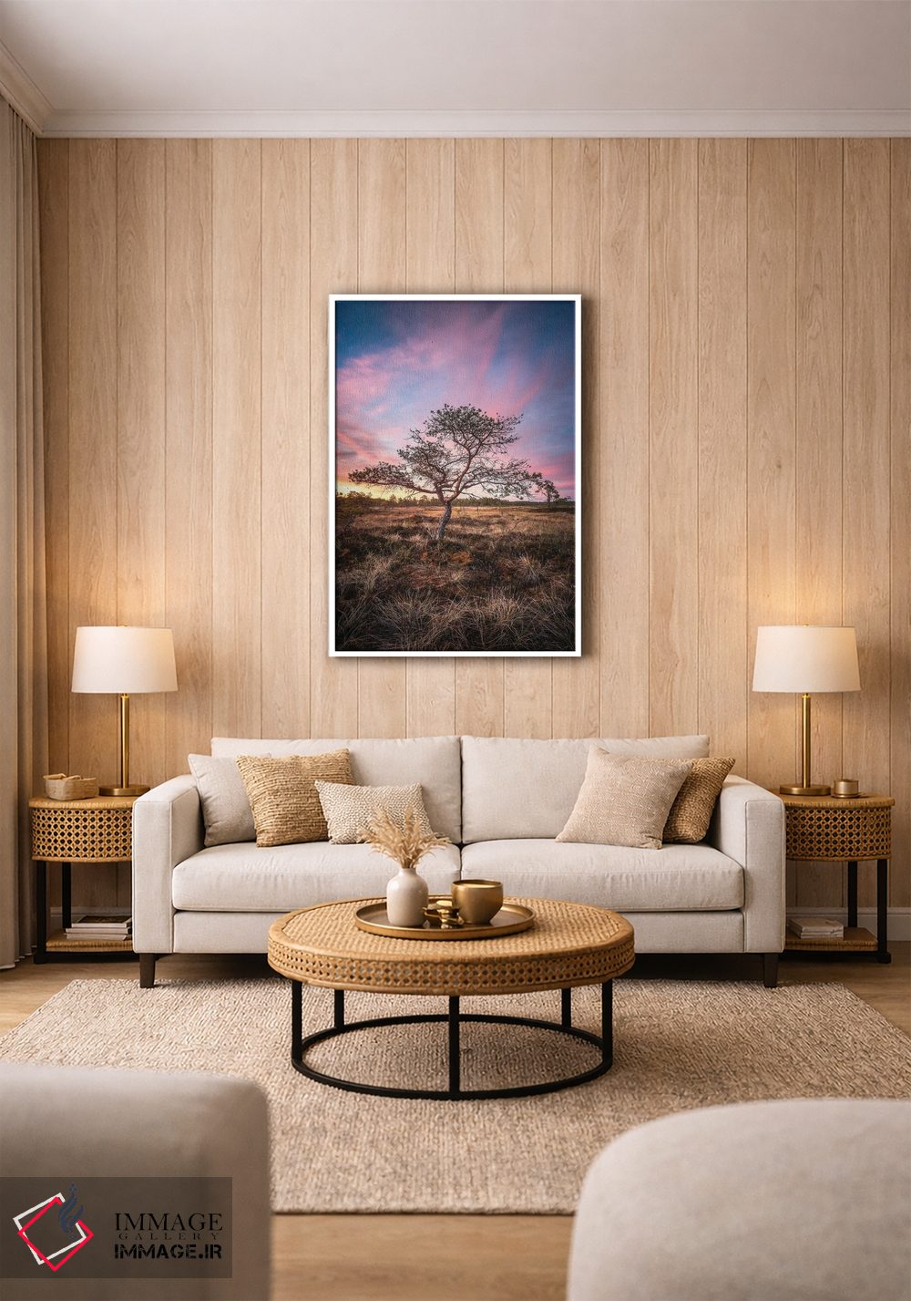 تابلو دکوراتیو تورن سوئو اثر لاری لوهی - D1W