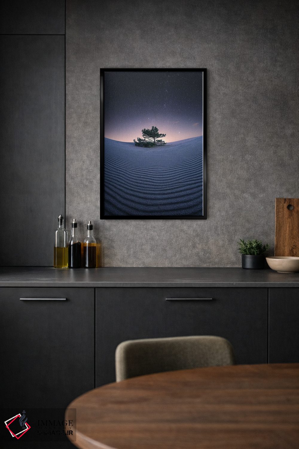 تابلو دکوراتیو زیر ستارگان اثر لاری لوهی - D2B