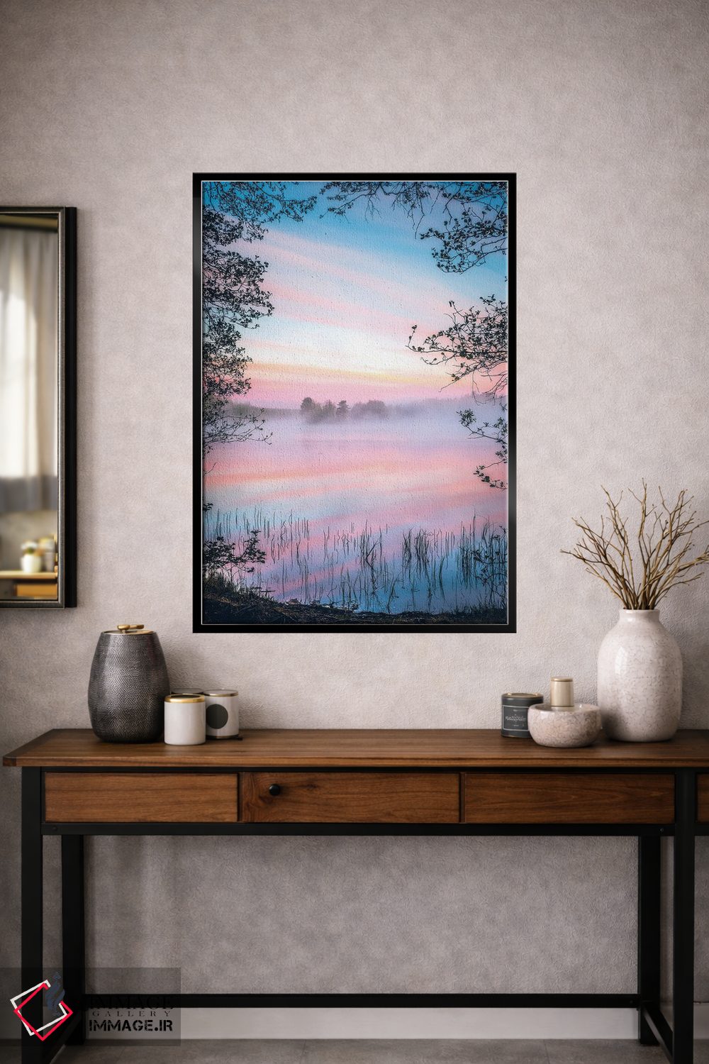 تابلو دکوراتیو آرامش صبحگاهی اثر لاری لوهی - D2B