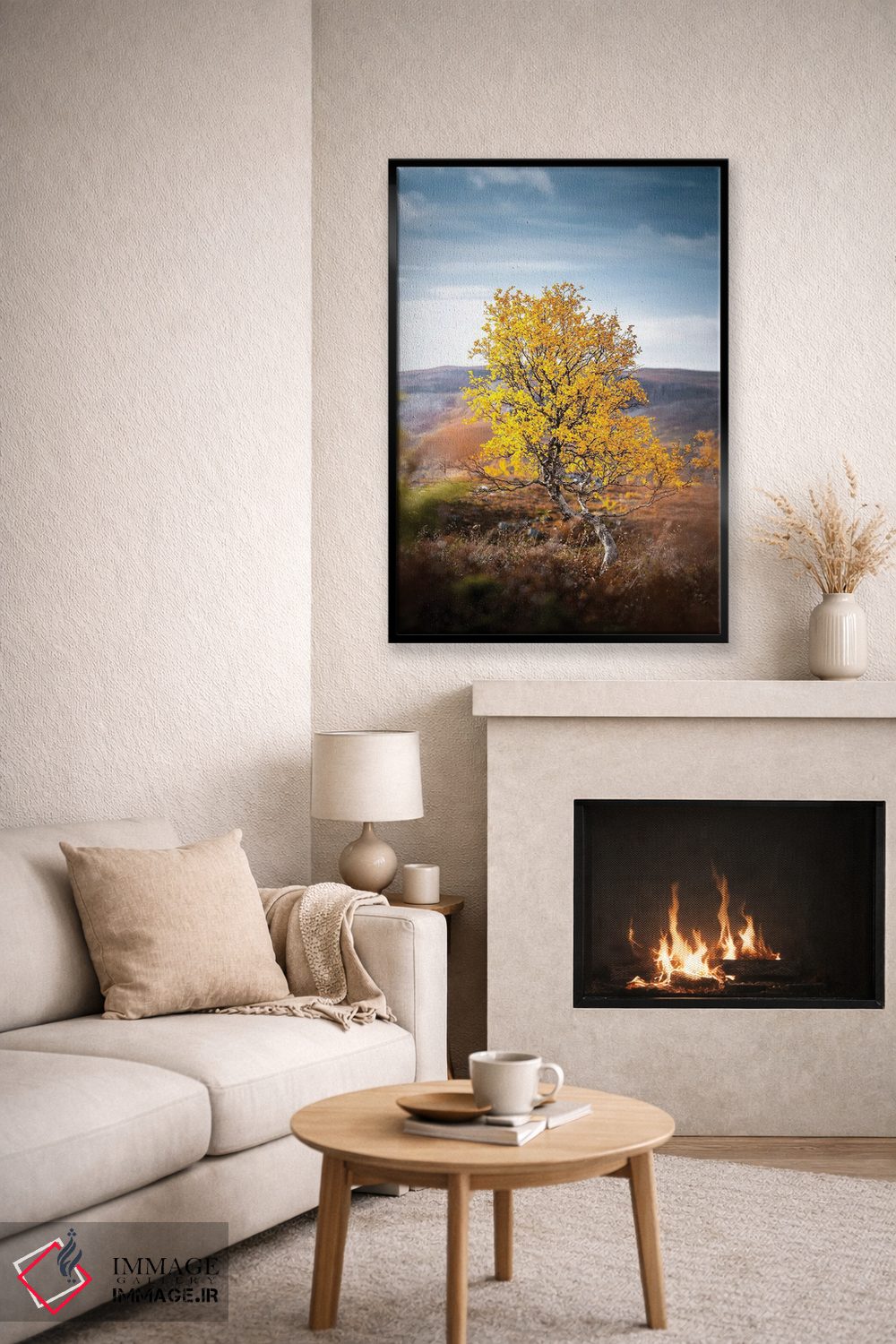 تابلو دکوراتیو تنها اثر لاری لوهی - D6B