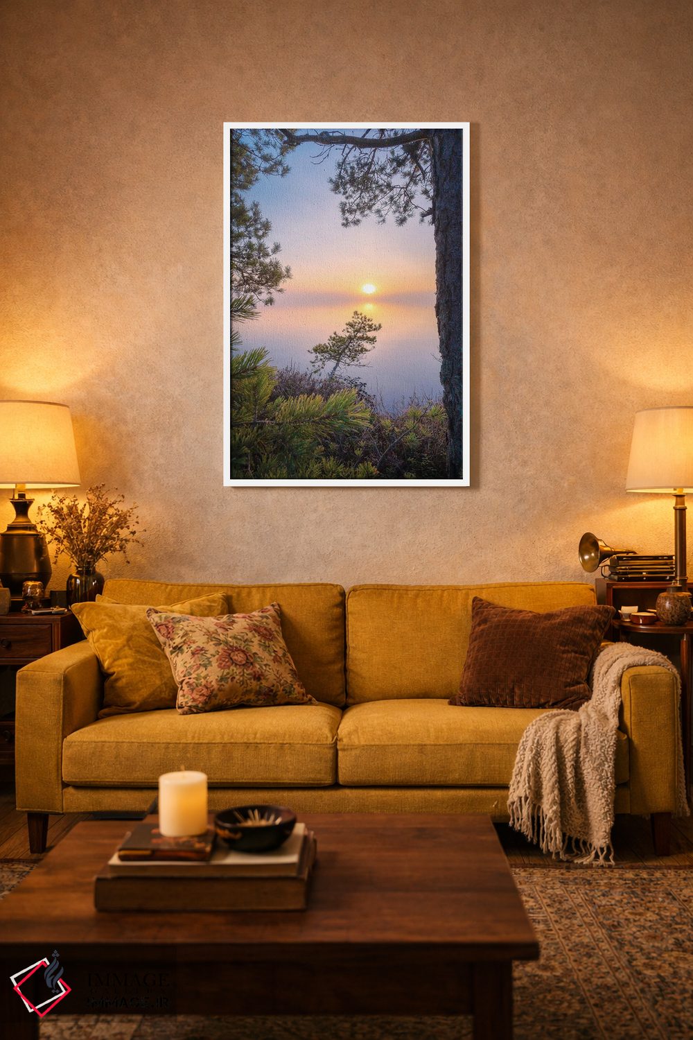 تابلو دکوراتیو کوچک اثر لاری لوهی - D3W