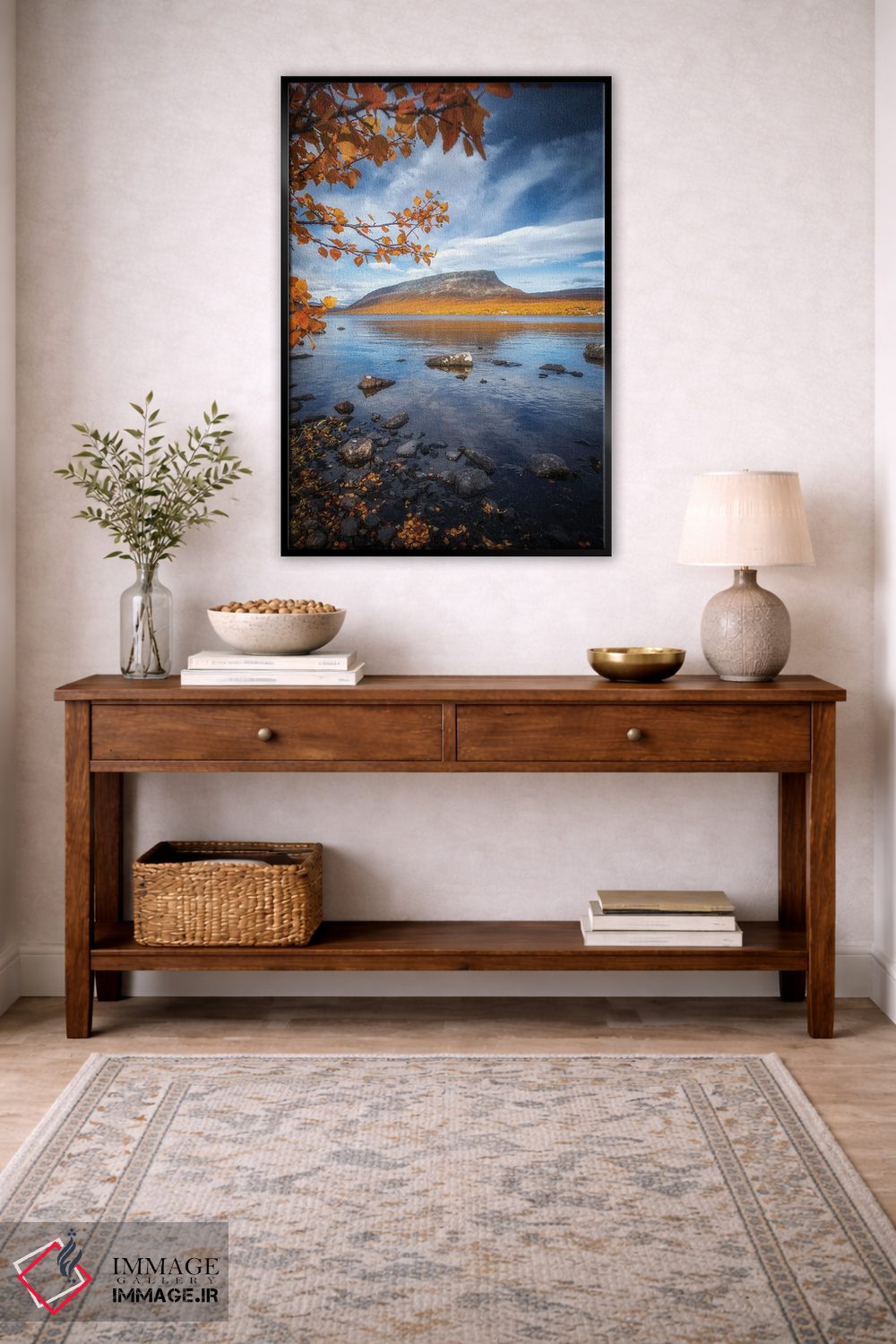 تابلو دکوراتیو کوه سائانا اثر لاری لوهی - D6B