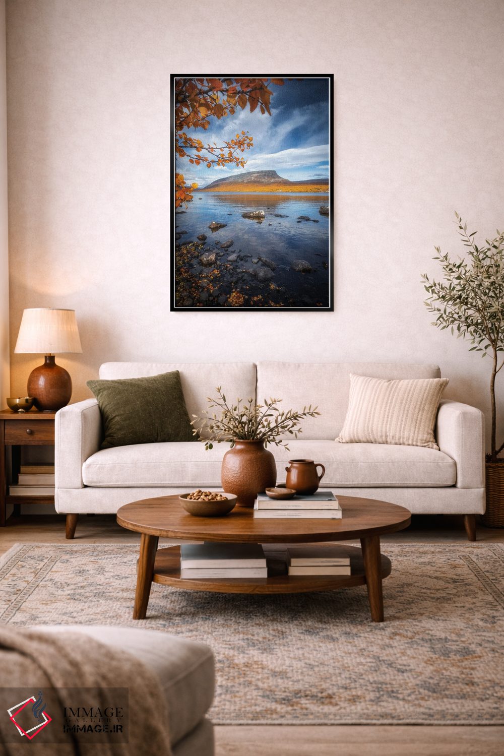 تابلو دکوراتیو کوه سائانا اثر لاری لوهی - D5B