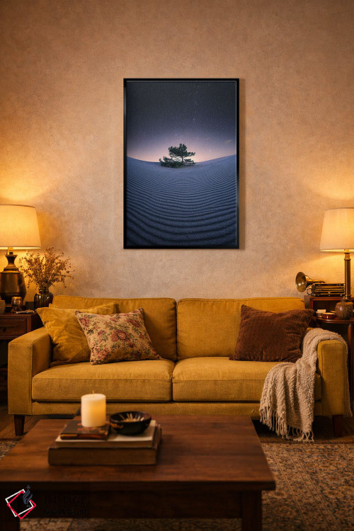 تابلو دکوراتیو زیر ستارگان اثر لاری لوهی - D5B