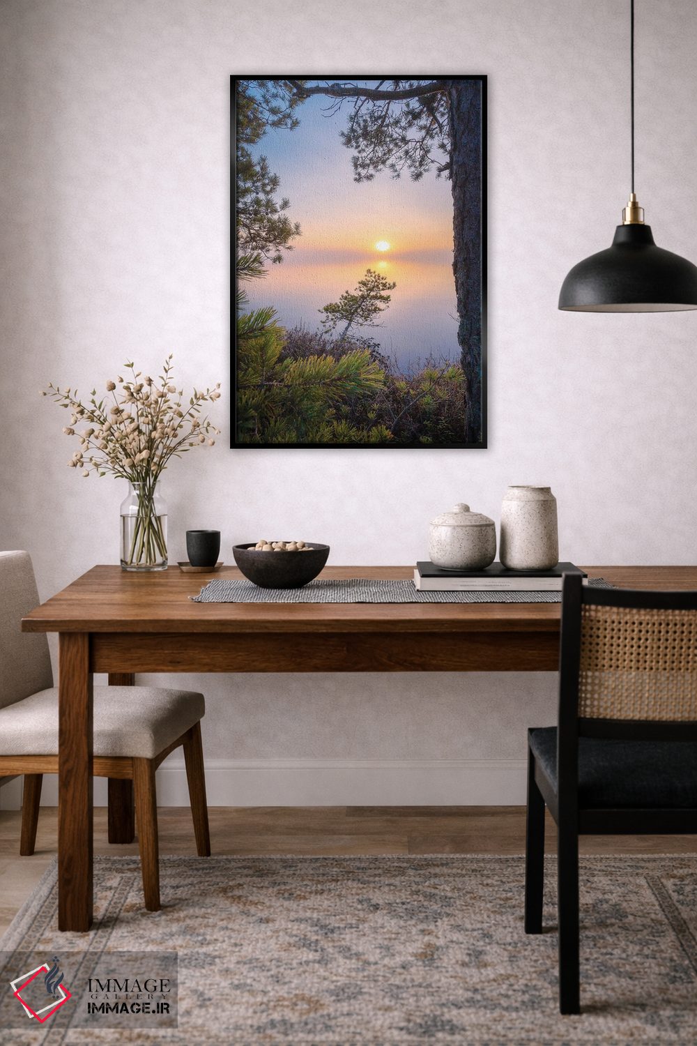 تابلو دکوراتیو کوچک اثر لاری لوهی - D5B