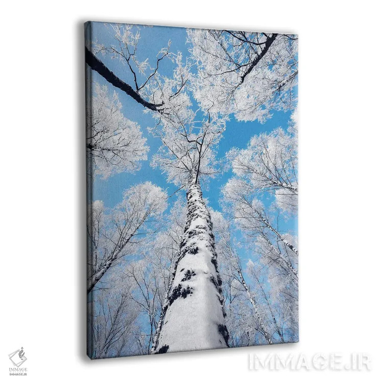 تابلو دکوراتیو لمس آسمان اثر لاری لوهی - نمای پرسپکتیو محصول