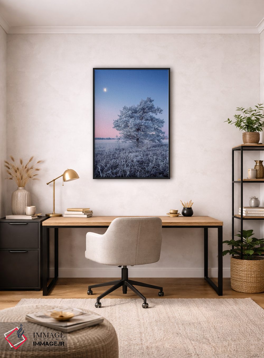 تابلو دکوراتیو یخ زدگی شبنم اثر لاری لوهی - D3B