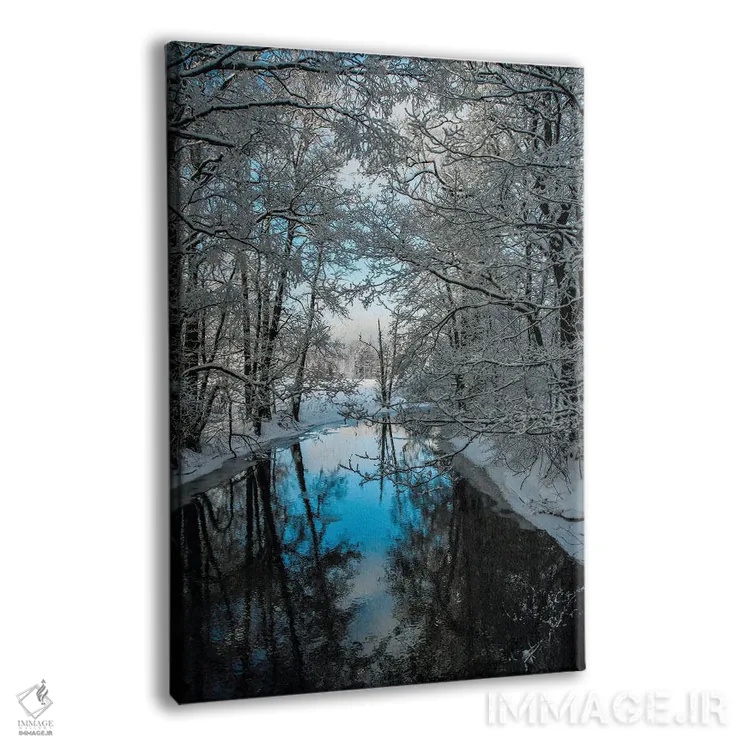 تابلو دکوراتیو روز زمستانی اثر لاری لوهی - نمای پرسپکتیو محصول