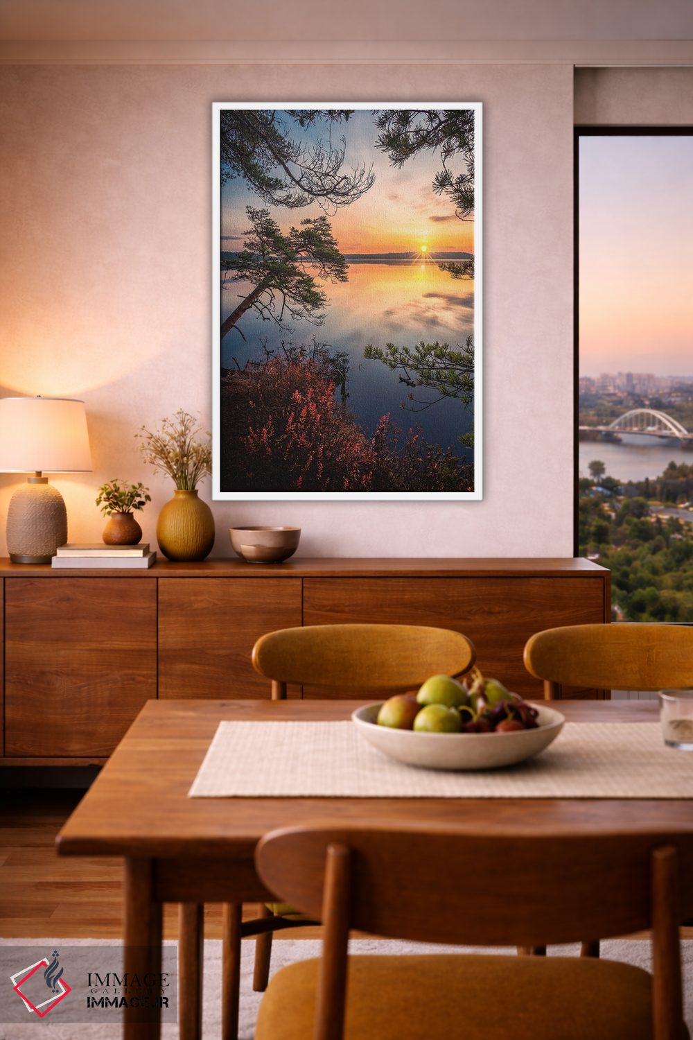 تابلو دکوراتیو دستیابی اثر لاری لوهی - D6W