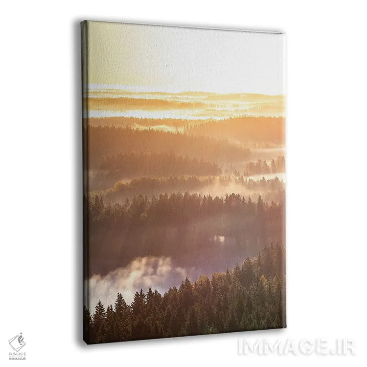 تابلو دکوراتیو پرتوهای صبحگاهی اثر لاری لوهی - نمای پرسپکتیو محصول