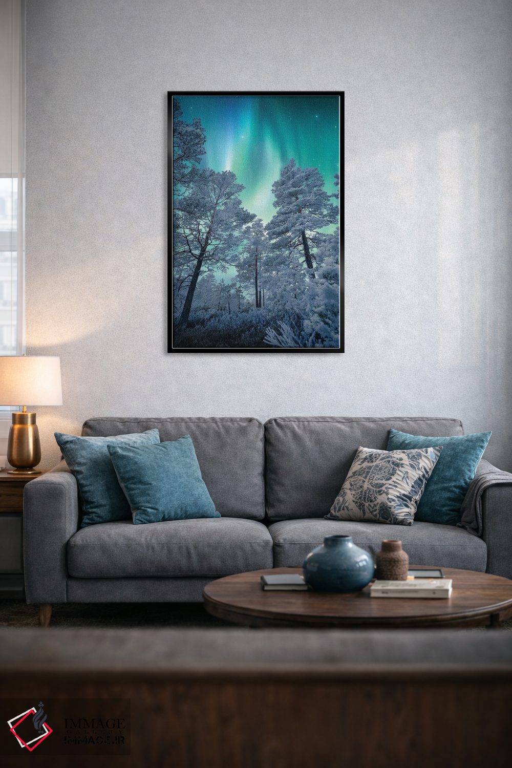 تابلو دکوراتیو جادوی زمستان اثر لاری لوهی - D6B