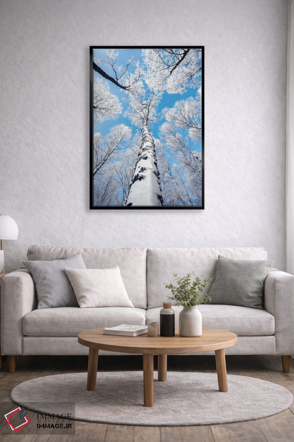 تابلو دکوراتیو لمس آسمان اثر لاری لوهی - D5B
