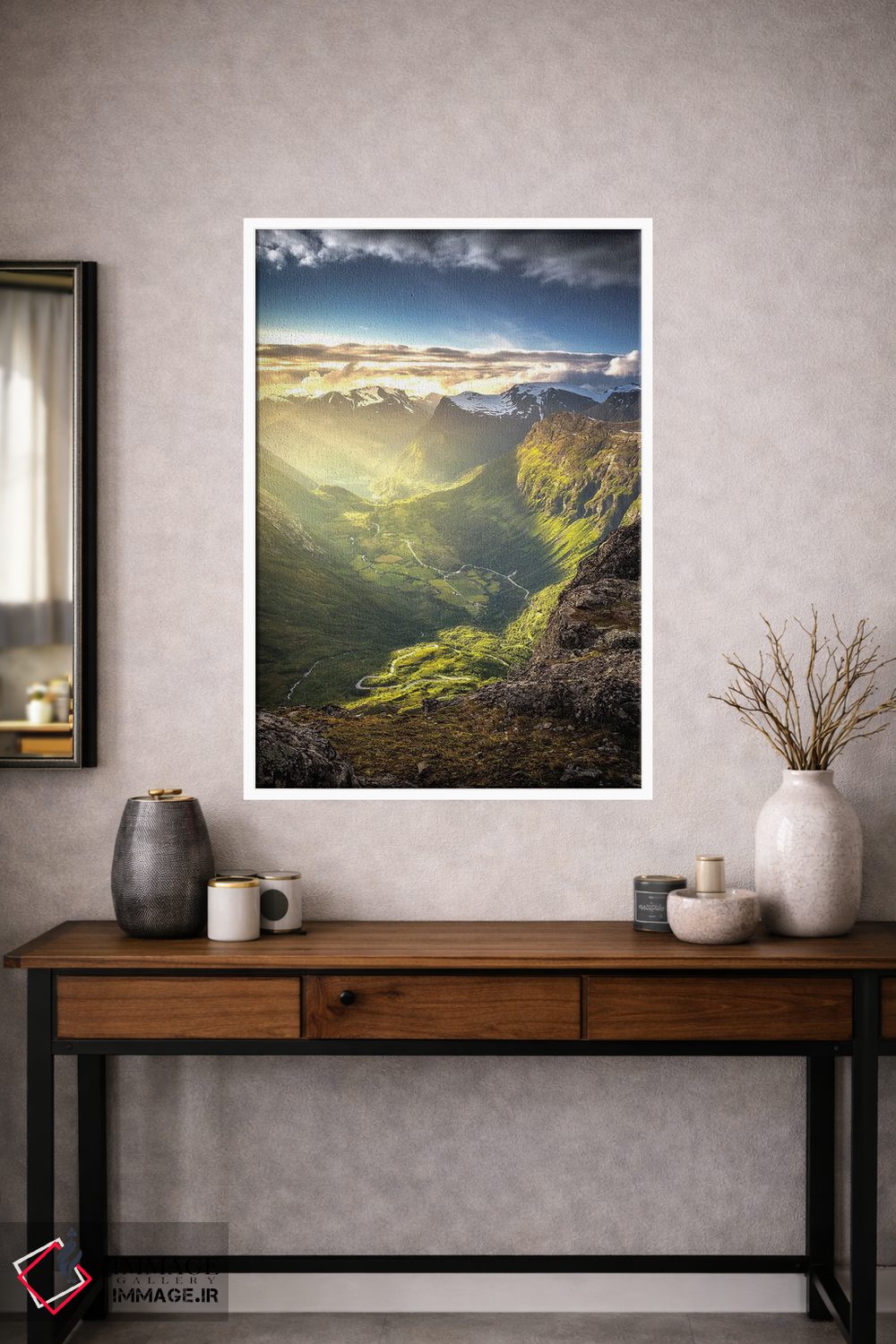 تابلو دکوراتیو دره گیرانگر اثر لاری لوهی - D1W