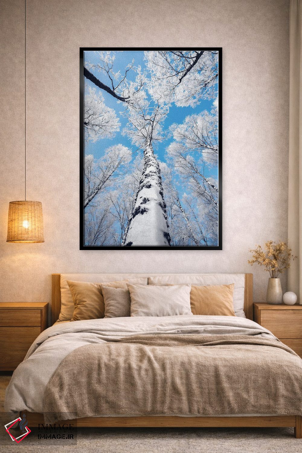 تابلو دکوراتیو لمس آسمان اثر لاری لوهی - D4B