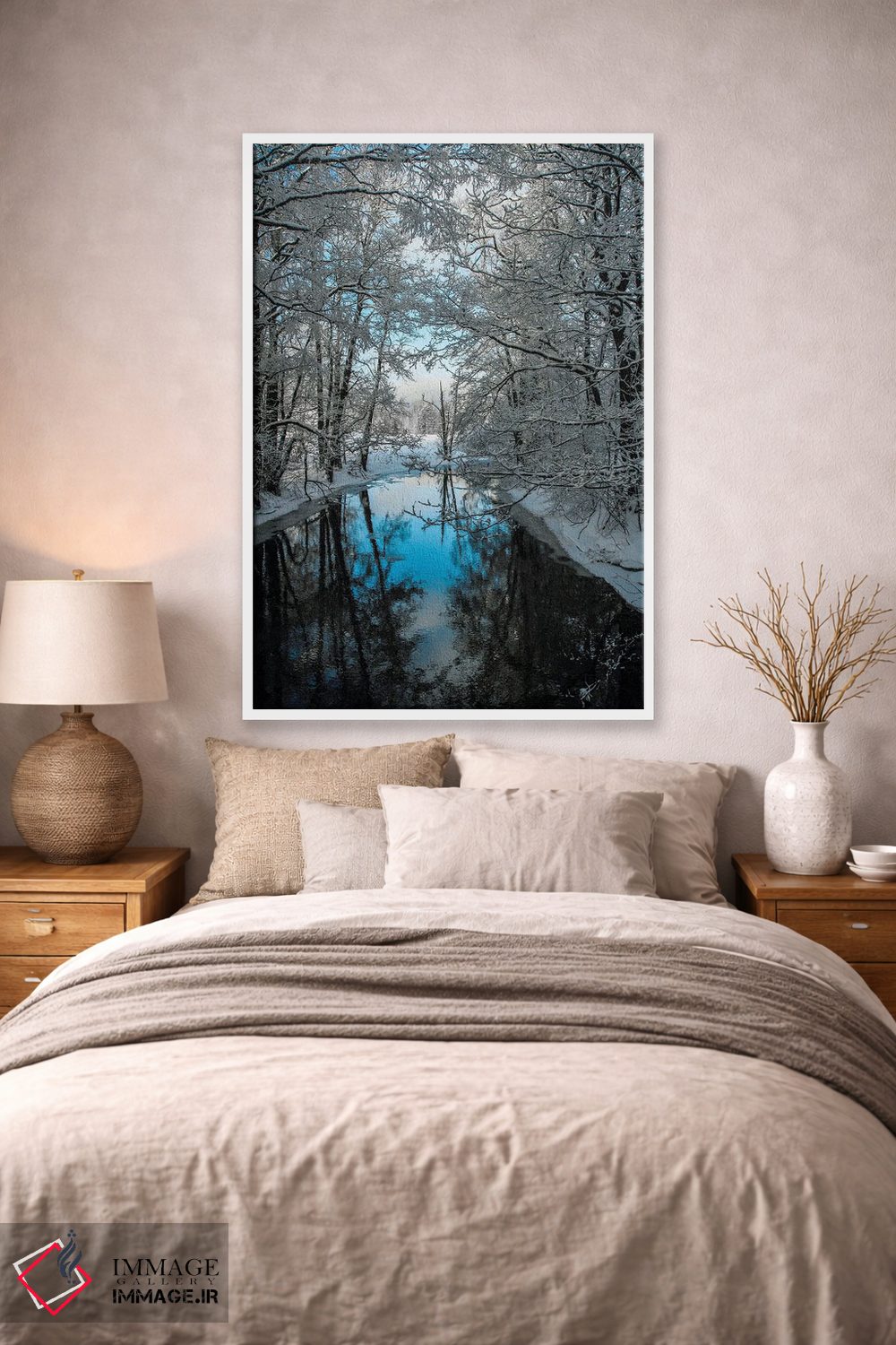تابلو دکوراتیو روز زمستانی اثر لاری لوهی - D1W