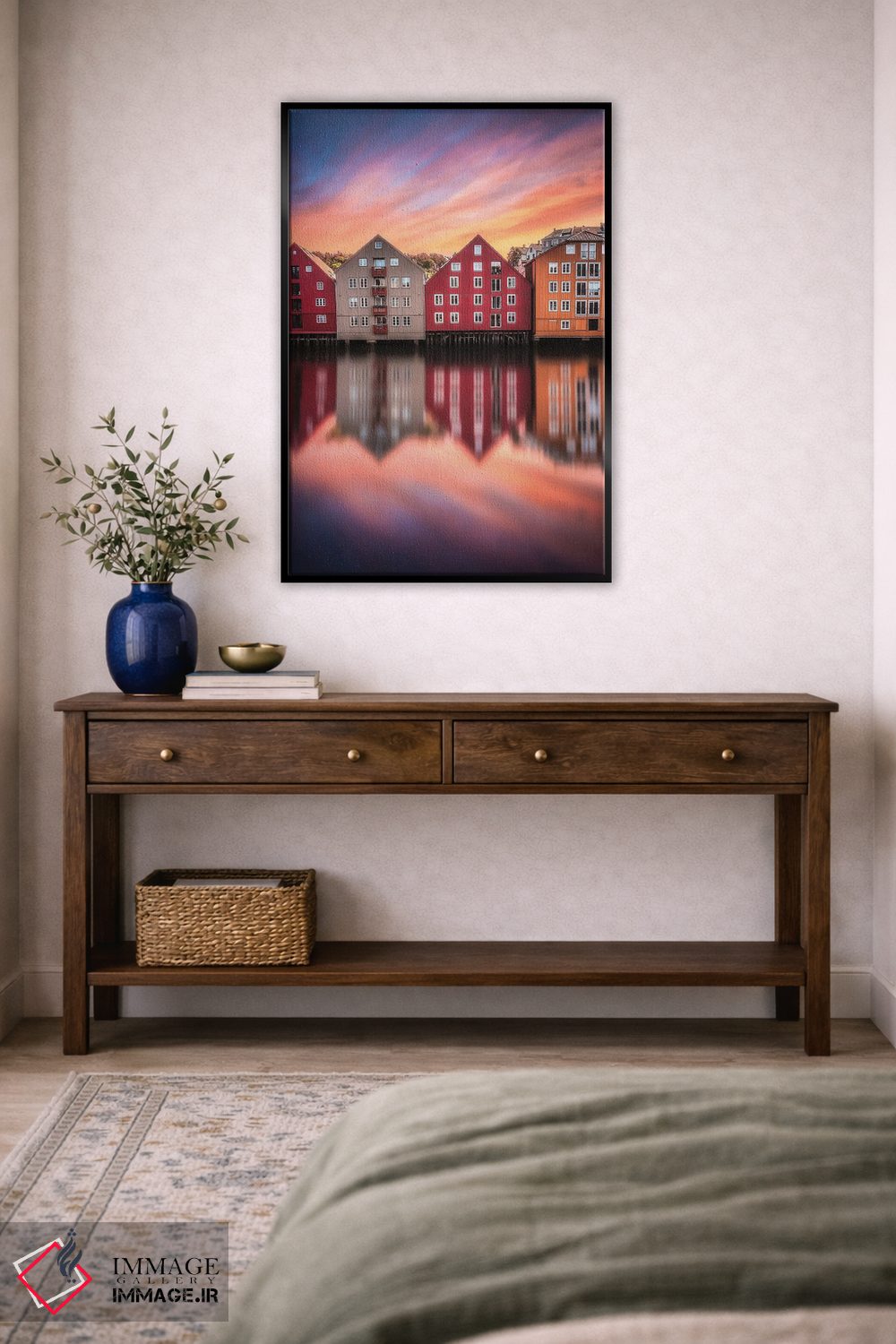 تابلو دکوراتیو تروندهیم اثر لاری لوهی - D5B