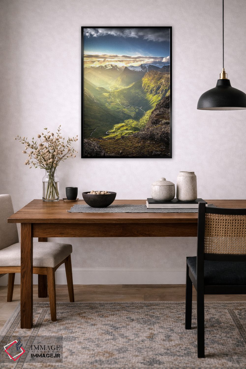 تابلو دکوراتیو دره گیرانگر اثر لاری لوهی - D5B