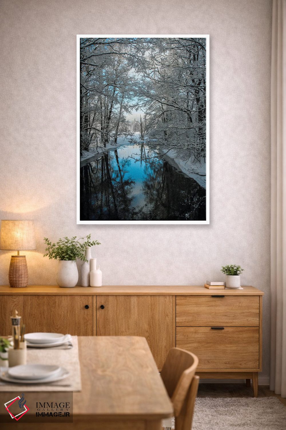 تابلو دکوراتیو روز زمستانی اثر لاری لوهی - D4W