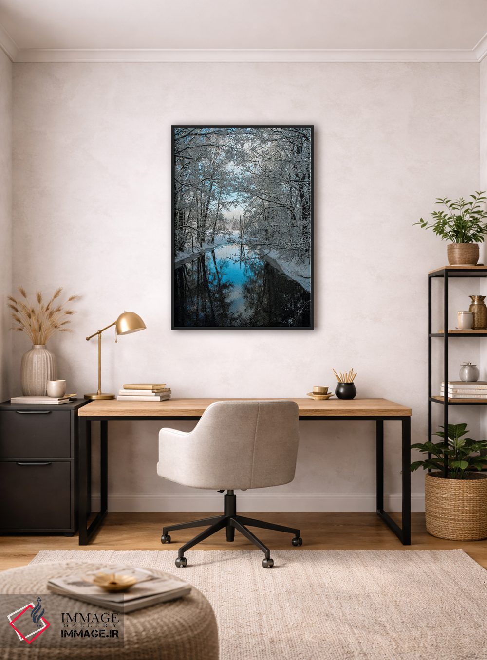 تابلو دکوراتیو روز زمستانی اثر لاری لوهی - D5B