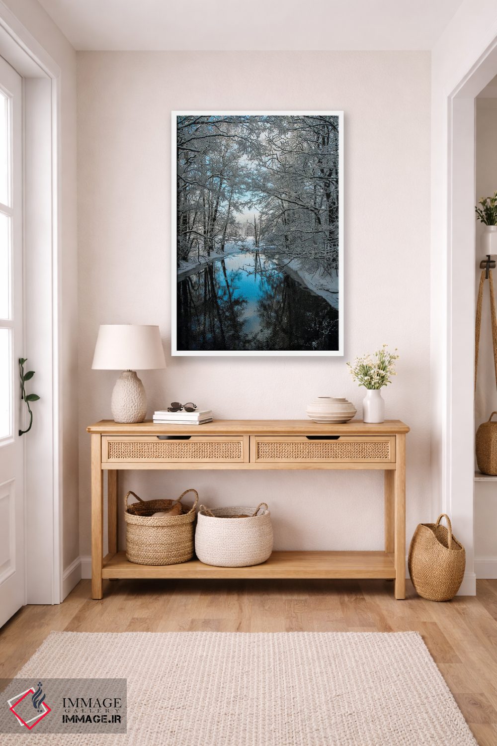 تابلو دکوراتیو روز زمستانی اثر لاری لوهی - D6W