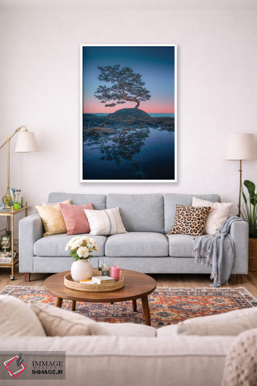 تابلو دکوراتیو بونسای اثر لاری لوهی - D1W