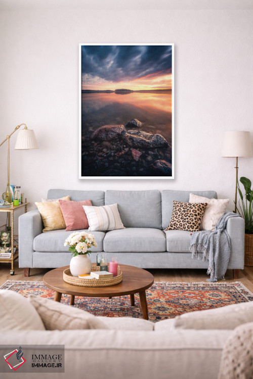 تابلو دکوراتیو تقارن اثر لاری لوهی - D1W