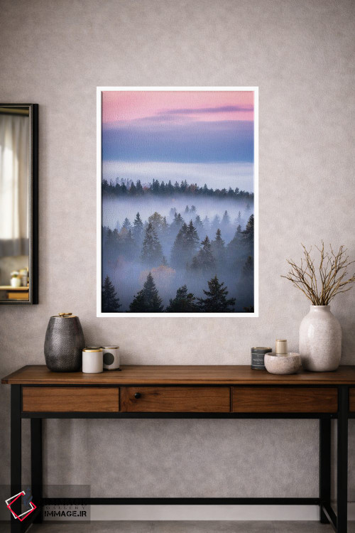 تابلو دکوراتیو لایه ها اثر لاری لوهی - D1W