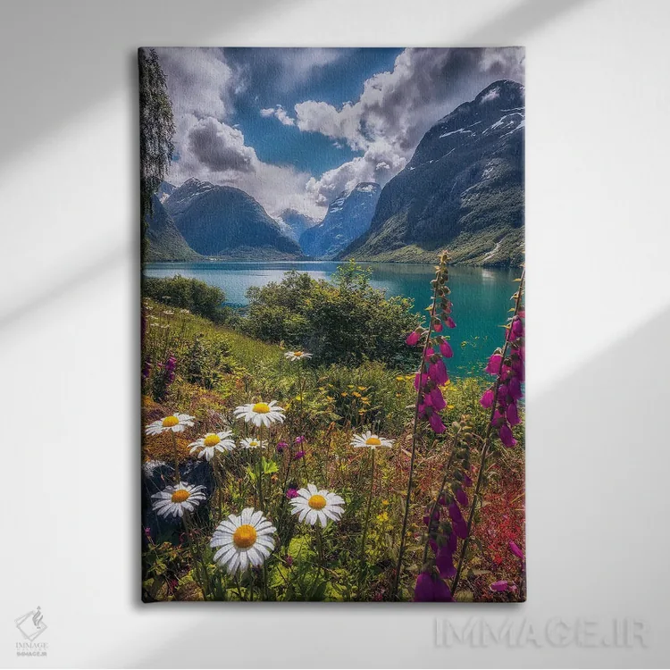 تابلو دکوراتیو روز تابستانی در لوواتنت اثر لاری لوهی - نمای روبهرو روی دیوار