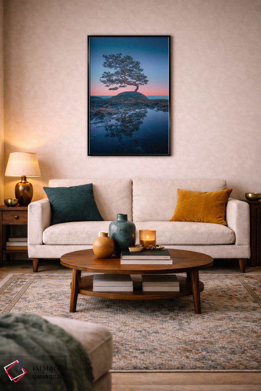 تابلو دکوراتیو بونسای اثر لاری لوهی - D6B