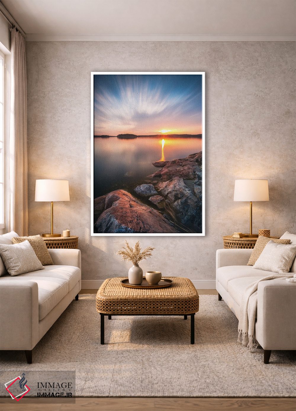 تابلو دکوراتیو ۱۷۱ ثانیه اثر لاری لوهی - D1W