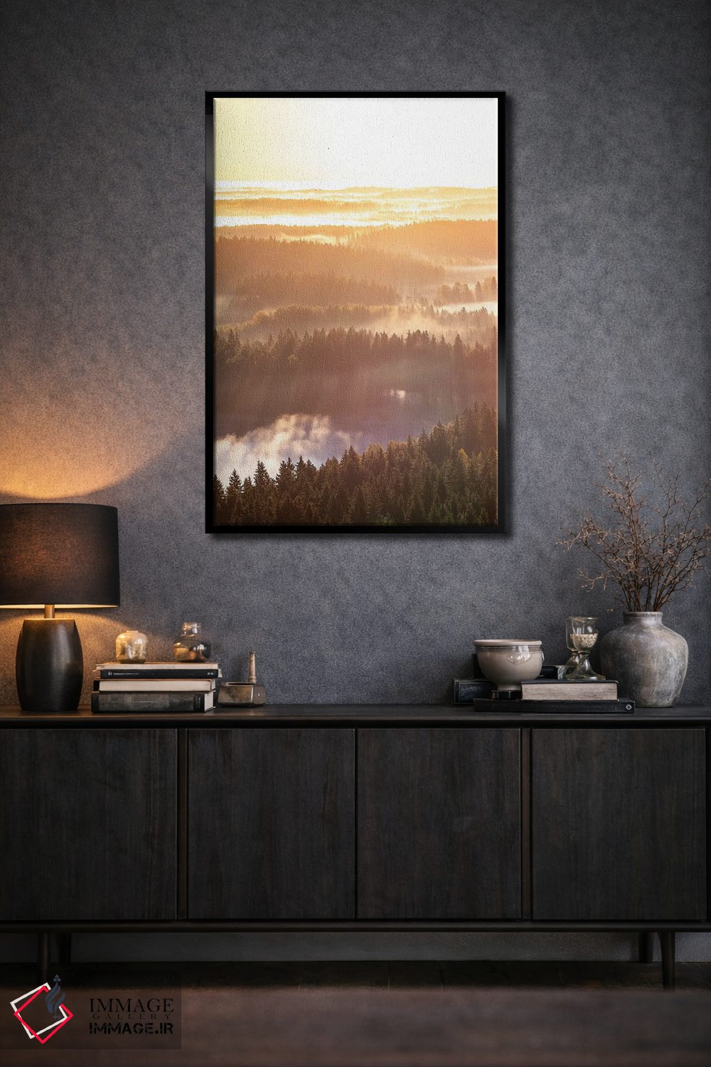 تابلو دکوراتیو پرتوهای صبحگاهی اثر لاری لوهی - D2B