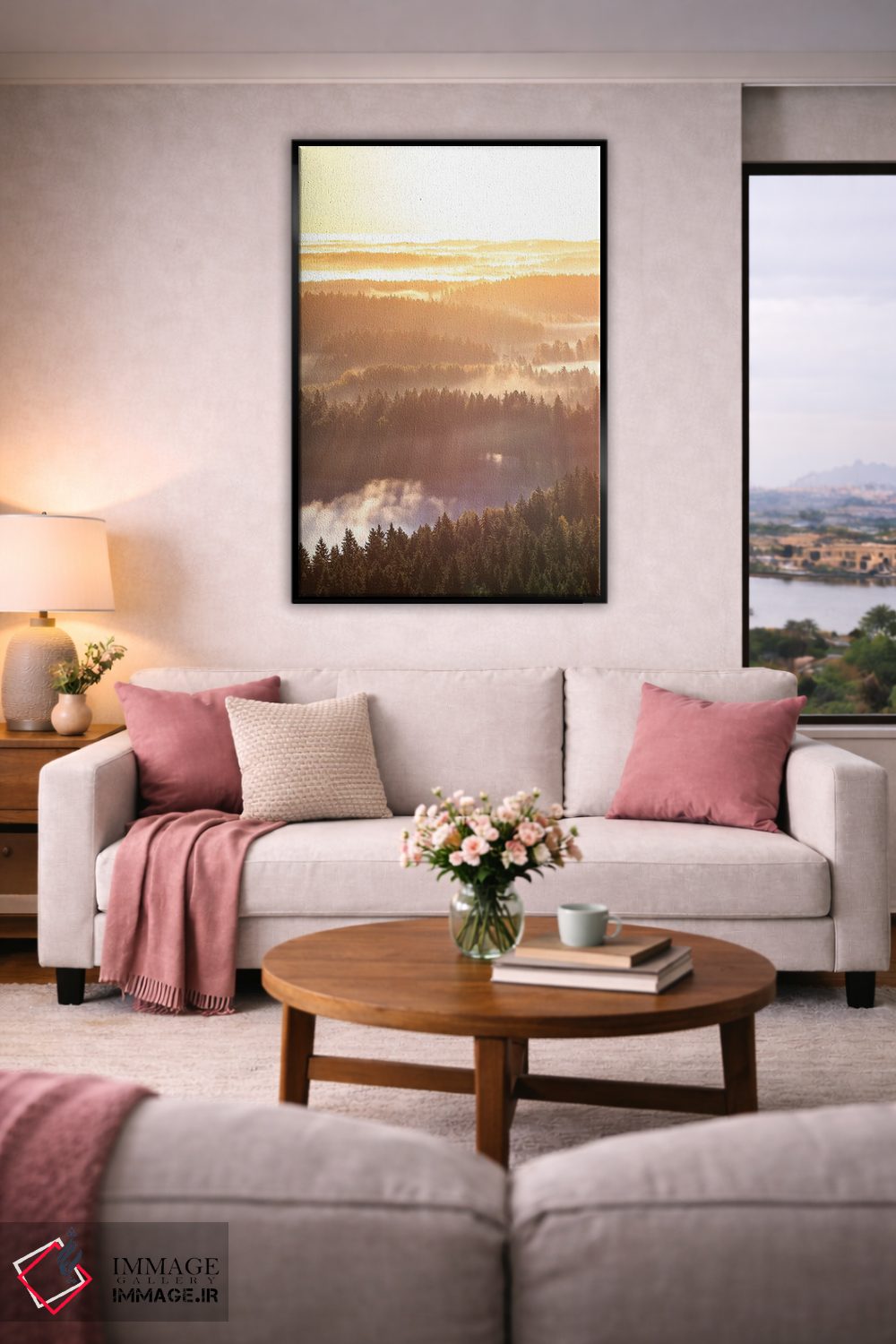 تابلو دکوراتیو پرتوهای صبحگاهی اثر لاری لوهی - D5B