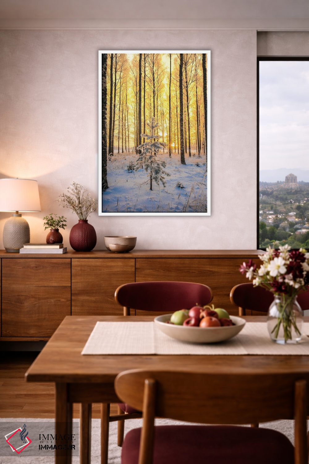 تابلو دکوراتیو کاج تنها اثر لاری لوهی - D3W