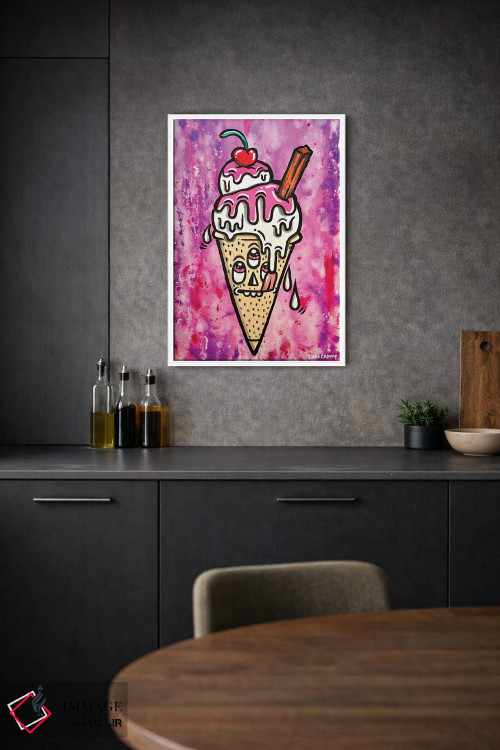 تابلو دکوراتیو چکه چکه چکه اثر لوک کرامپ - D1W