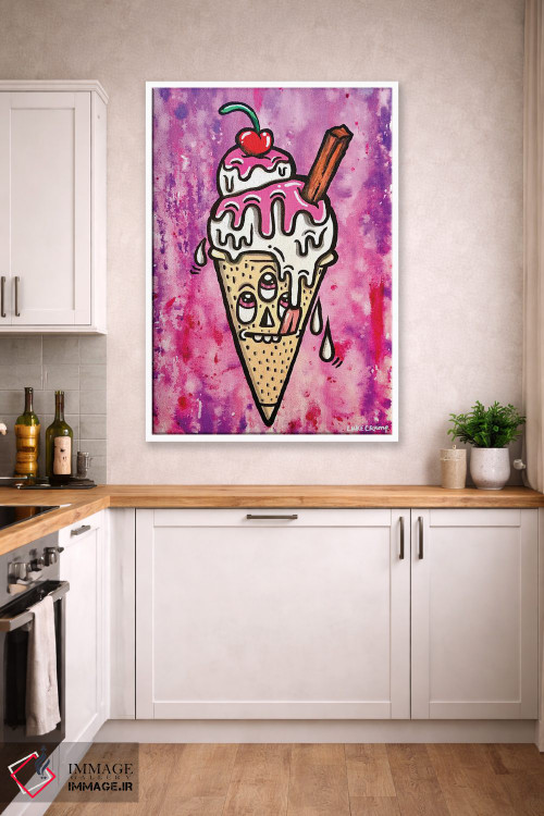 تابلو دکوراتیو چکه چکه چکه اثر لوک کرامپ - D4W