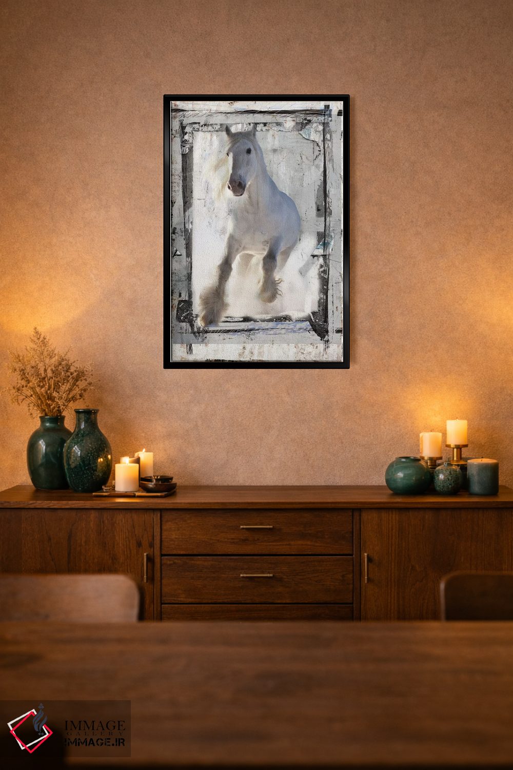 تابلو دکوراتیو ماستنگ ماکارووا اثر لوز گرافیکس - D2B