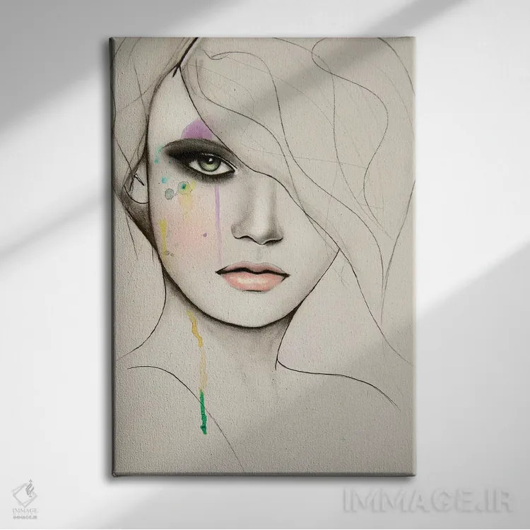 تابلو دکوراتیو تقسیم اثر لی واینر - نمای روبهرو روی دیوار