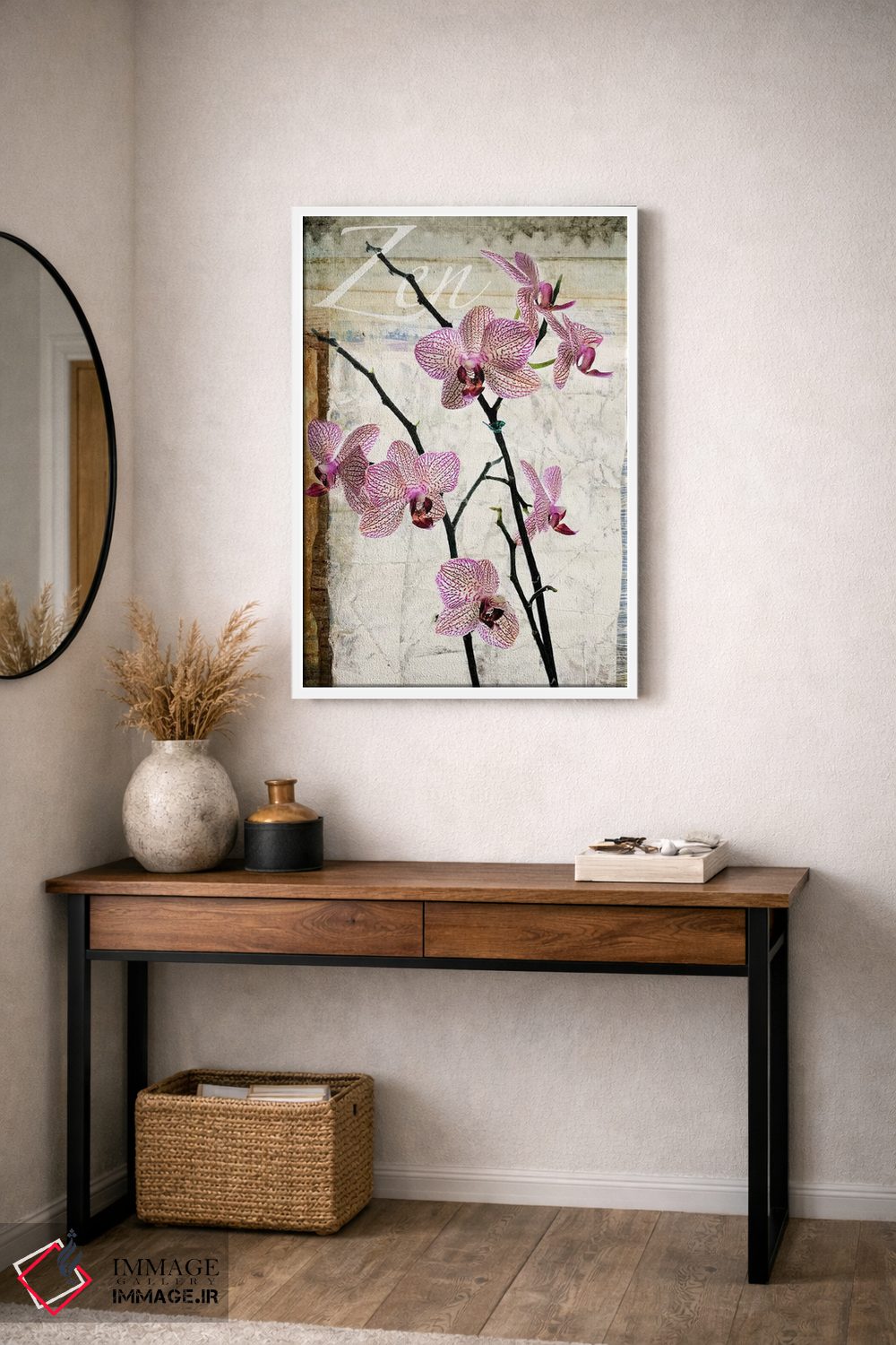 تابلو دکوراتیو ارکیده ها اثر لوز گرافیکس - D3W