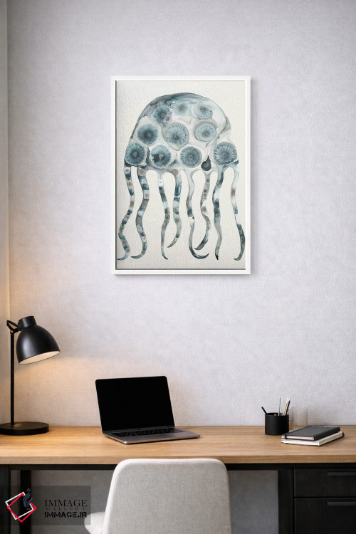 تابلو دکوراتیو ژله نقره ای اثر لورا ون هورن - D1W