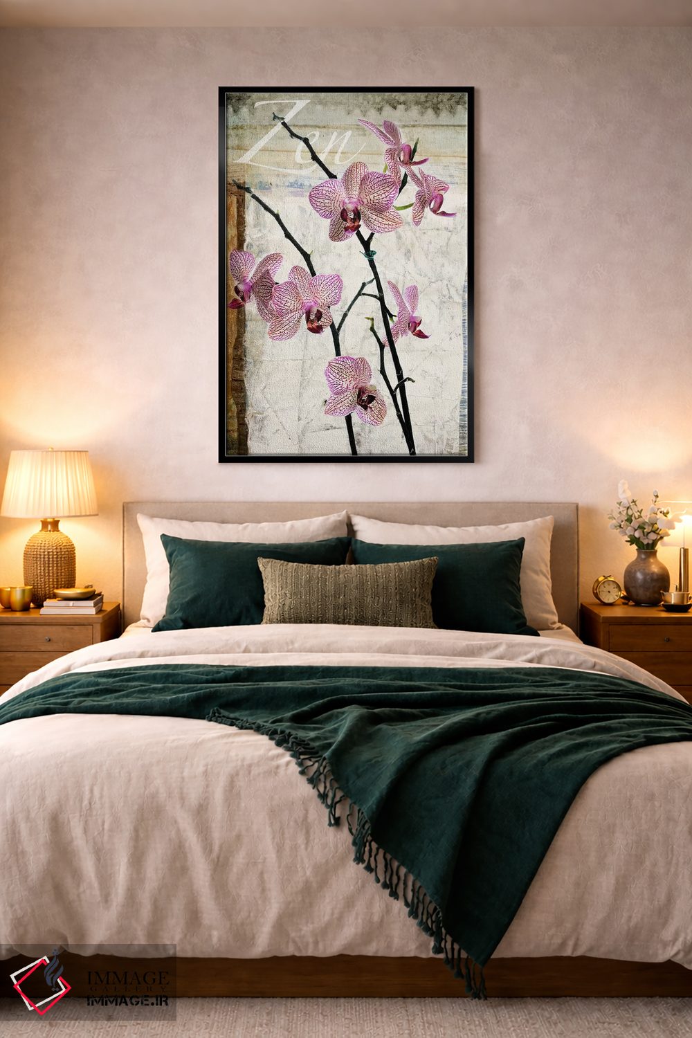 تابلو دکوراتیو ارکیده ها اثر لوز گرافیکس - D4B