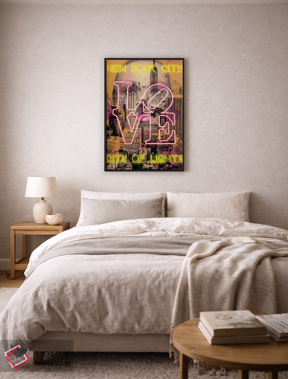 تابلو دکوراتیو چشمان نیویورک اثر لوز گرافیکس - D5B