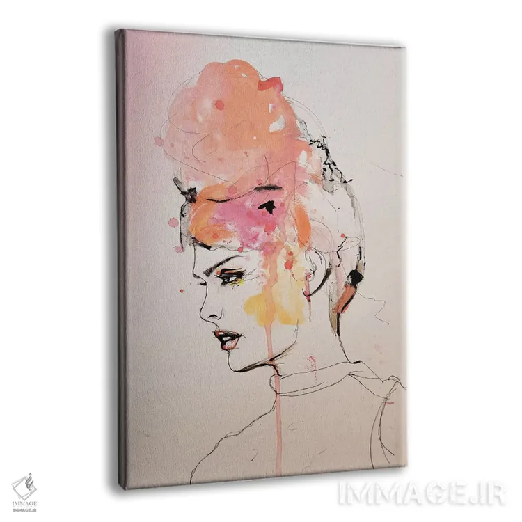 تابلو دکوراتیو بی خیال اثر لی واینر - نمای پرسپکتیو محصول